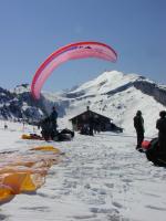 Paragliding Fluggebiet Europa » Schweiz » Appenzell Innerrhoden,Ebenalp,Toplanden am NW-Start; April 03 (?)