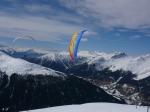 Paragliding Fluggebiet Europa » Schweiz » Graubünden,Davos - Jakobshorn,Die Fliegende Jatzhütte über Jakobshorn