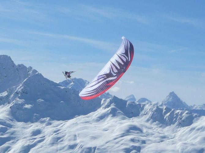 Wingover über der Jatzhütte