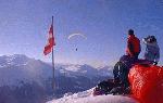 Paragliding Fluggebiet Europa » Schweiz » Graubünden,Davos - Jakobshorn,Ein Atemberaubender Blick vom Startplatz