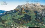 Paragliding Fluggebiet Europa » Schweiz » Obwalden,Brunni - Engelberg,Fast das ganze Gleitschirmparadies auf einem Bild!