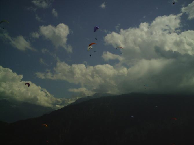 Thermik fliegen am niederhorn, vom 12.08.07 beim sicherheitstrainning