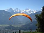 Paragliding Fluggebiet Europa » Schweiz » Bern,Amisbüel,Startplatz Amisbüel, Blick Richtung Eiger, Mönch und Jungfrau