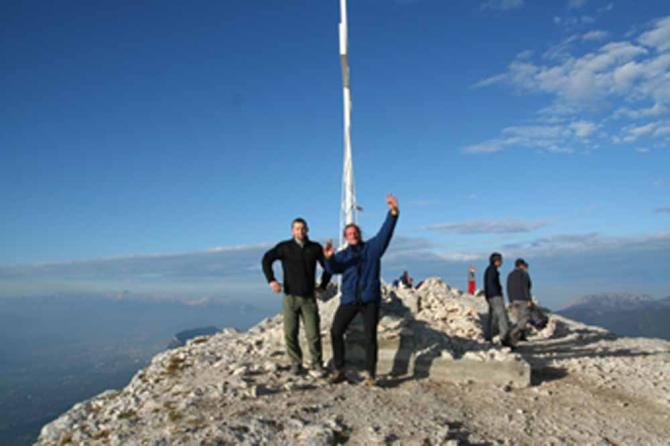 Nach beschwerlichen Aufstieg zum obersten Startplatz  - Endlich ganz oben!