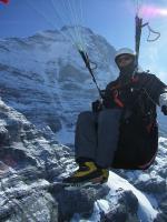 Paragliding Fluggebiet Europa » Schweiz » Bern,Grindelwald First - Pfingstegg - Waldspitz,über grindelwald, im hintergrund die einger nordwand