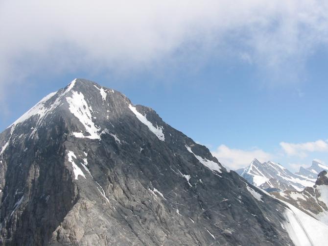 Beim Aufsoaren am Eiger gut auf die Wetterentwicklung achten ...