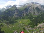 Paragliding Fluggebiet Europa » Schweiz » Bern,Allmenalp - Kandersteg,Ansicht des gesamten Fluggebietes (mit Start- und Landeplatz)
