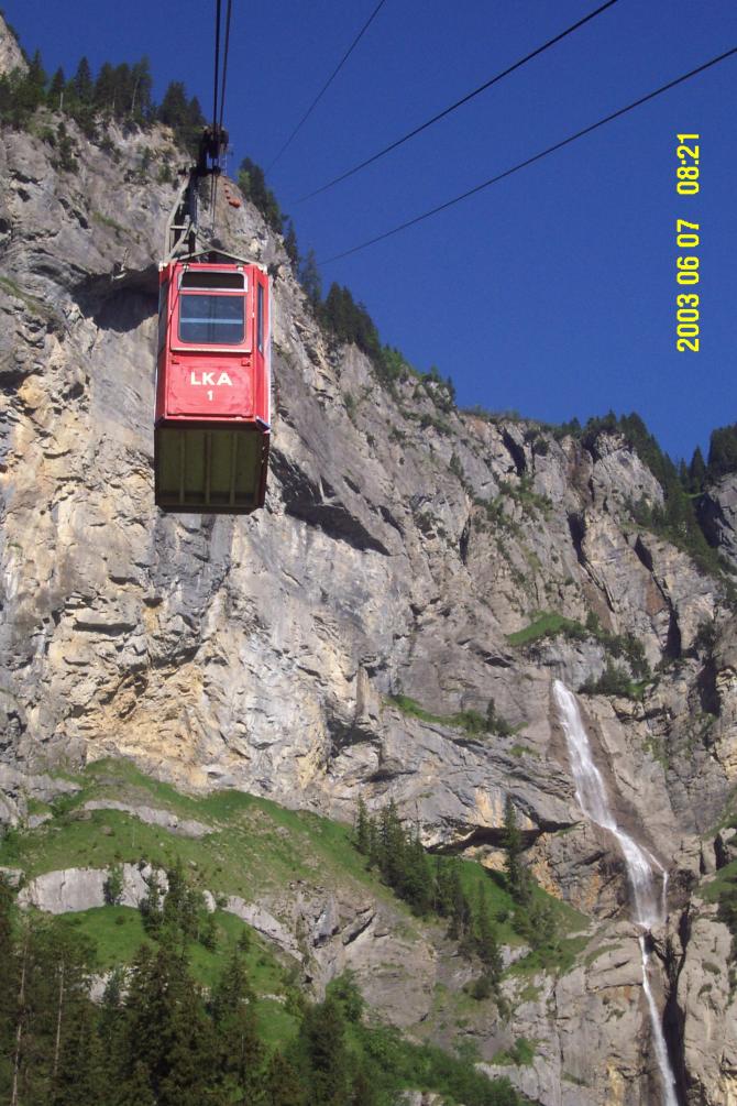 Die 8-er Kabine nach Allmenalp