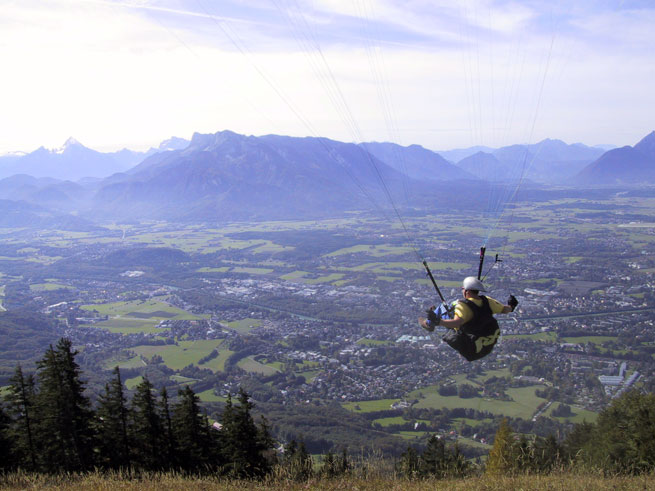 Südwest-Startplatz am Gaisberg