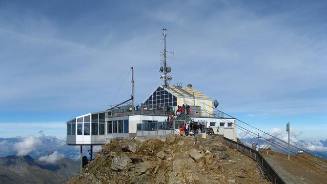 Gipfelstation auf dem Parpaner Rothorn