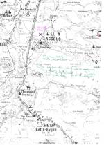 Paragliding Fluggebiet Europa » Frankreich » Aquitanien,Accous,Lageplan