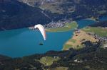 Paragliding Fluggebiet Europa » Schweiz » Graubünden,Piz Corvatsch,Silvaplana.
Picture by Martin Scheel ©www.azoom.ch/