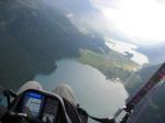 Paragliding Fluggebiet Europa » Schweiz » Graubünden,Piz Corvatsch,Flugbild, über Silvaplaner See.