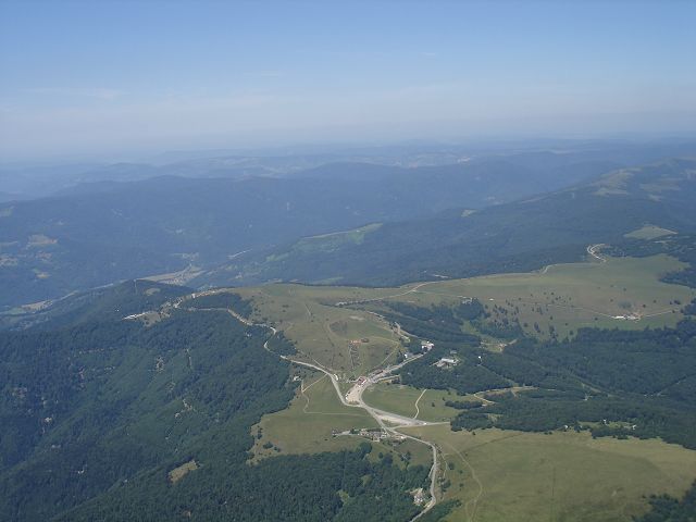 Rückflug vom Grand Ballon.