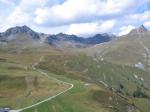 Paragliding Fluggebiet Europa Schweiz Graubünden,Motta Naluns,Nördlicher Startplatz oberhalb der Bergstation aus der Luft