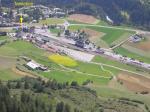 Paragliding Fluggebiet Europa Schweiz Graubünden,Motta Naluns,Landeplatz Schuls -West: bei Berg- und mässigen Talwind, sonst turbulent