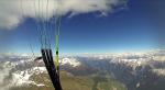 Paragliding Fluggebiet Europa Schweiz Graubünden,Motta Naluns,ca. 3500m MSL, Mai 2014