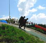 Paragliding Flugschule ,,Gerhard startet mit Passagier vom Tegelberg