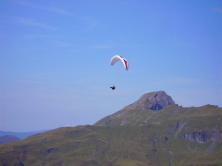 Mein Vorbild Philipp mit seinem Mantra vor dem Chingschtuel.
Foto by Vaudee