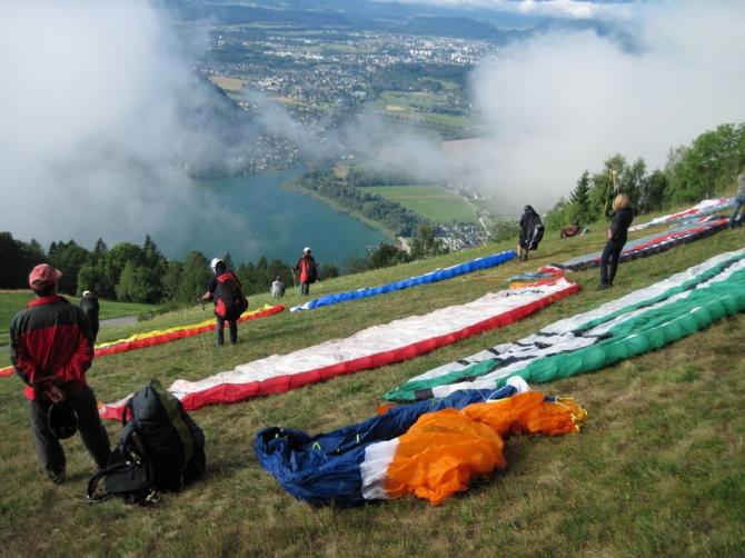 500er Startplatz. Hier Startendie Flugschüler zu ihren ersten Höhenflügen.