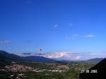 Paragliding Reise Bericht Europa Italien Venetien,Bassano,Bassano Flatland: Ml weg vom Berg ins Flache - auch hier trägt es wunderschön und vor allem ganz weich. Foto: WCP/WOLF