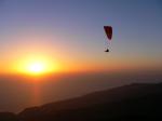 Paragliding Reise Bericht ,Madeira - Eine Insel im Januar,Sonnenuntergangsflug von Rabacal nach Calheta oder Arco da Calheta, traumhaft schön festgehalten, den Urlaub wird man nie vergessen