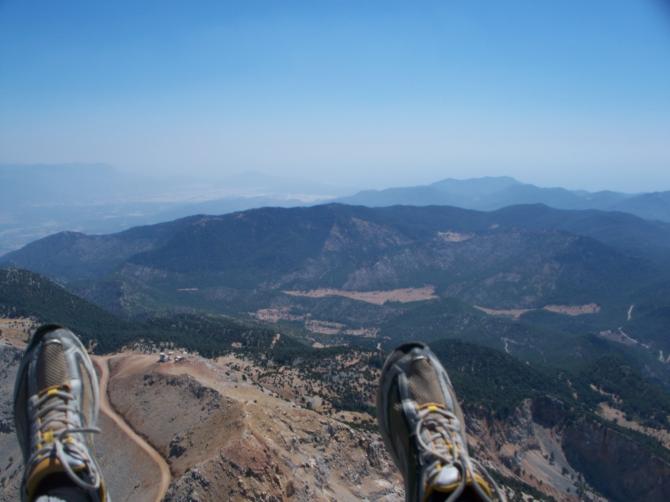 Sicht auf den Babadag bei ca. 2100 m nach Osten