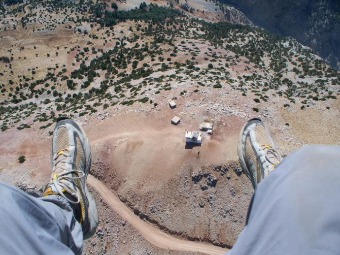 auf 2.200 über dem Gipfel